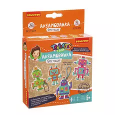 Набор для творчества Bondibon Блестящая аквамозаика. Роботы