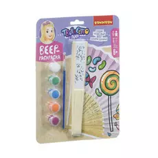 Набор для творчества Bondibon Веер-раскраска. Сладости