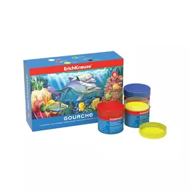 Набор для творчества Erich Krause гуашь 6 цветов