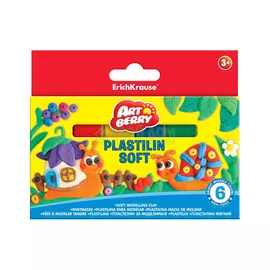 Набор для творчества Erich Krause пластилин мягкий 6 цв/144 г