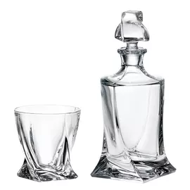 Набор для виски Crystalite Bohemia Quadro 7 предметов