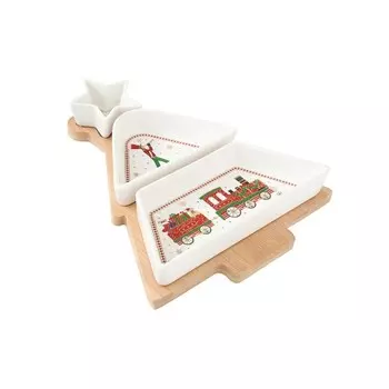 Набор для закуски елочка полярный экспресс 25 см