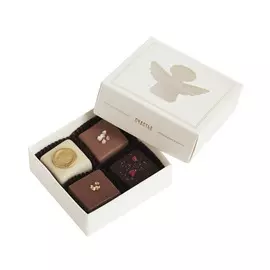 Набор домашних шоколадных конфет Счастье 4 штуки 100 г