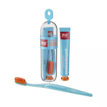 Набор дорожный Splat biocalcium/биокальций зубная щетка/зубная паста 25г