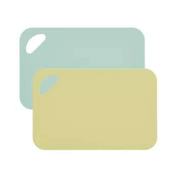 Набор досок разделочных Zeller 29х19 см пластик лимон/ментол 2 шт