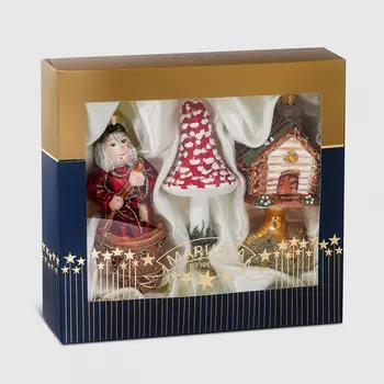 Набор елочных игрушек Irena Баба-Яга, 3 шт