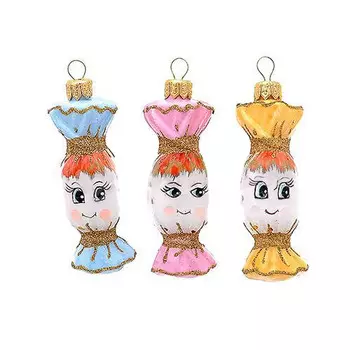 Набор елочных игрушек Irena конфетки 5 штук