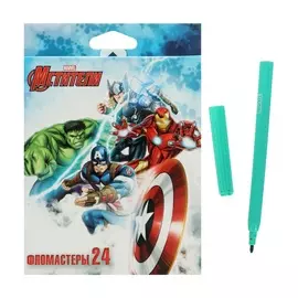 Набор фломастеров Hatber Мстители 24 цвета