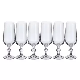 Набор фужеров Crystal Bohemia Claudia 180 мл 6 шт