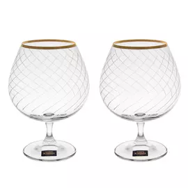 Набор фужеров для бренди Crystalite bohemia гастро 690мл/2шт