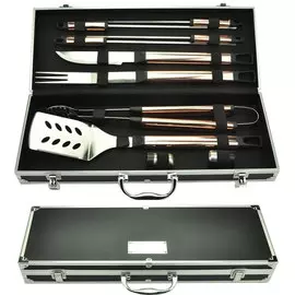 Набор Grun Gras для барбекю:шпатель.шипцы.вилка