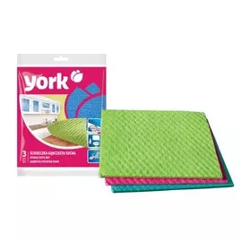 Набор губчатых салфеток York 3 шт