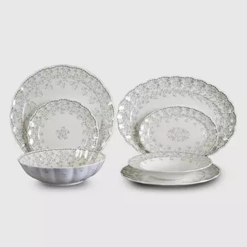 Набор Hatori Джулия грин столовый 2/а 6 персон, 23 предмета