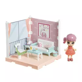 Набор игровой Bondibon "Кукольный уголок" гостиная и куколка Oly