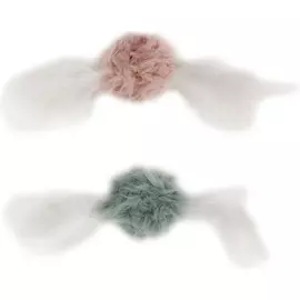 Набор игрушек для кошек CHOMPER Berry Frost Мячики с перьями и кошачьей мятой WB24862 2 шт