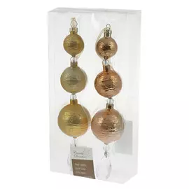 Набор игрушек елочных 5х18см 2шт Kaemingk