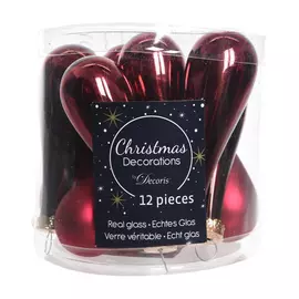 Набор игрушек на елку Kaemingk 7,5 см 12 шт