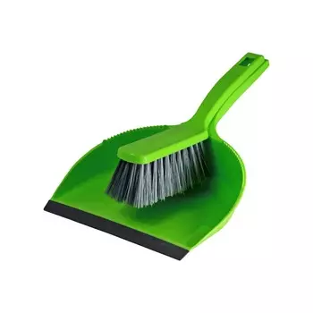 Набор In'loran для сухой уборки совок+щетка салатовый