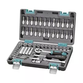 Набор инструментов Stels 1/4 CrV 57 предметов