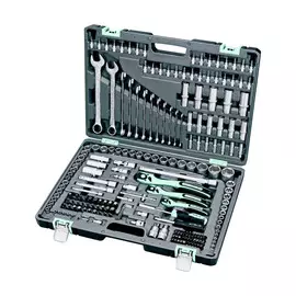 Набор инструментов Stels 216 предметов 1/4 3/8 1/2 Cr-V S2