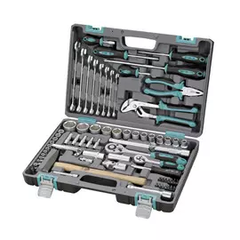 Набор инструментов Stels 76 предметов 1/2 1/4 CrV