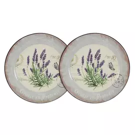 Набор из 2-х десертных тарелок Anna Lafarg Лаванда 20 см