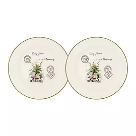 Набор из 2-х десертных тарелок Anna Lafarg Букет 20 см