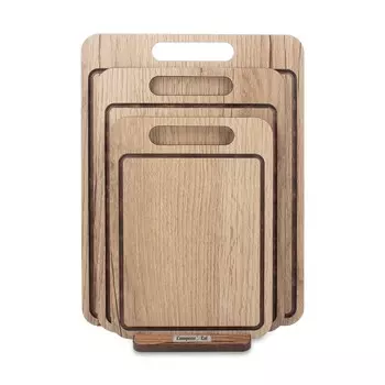 Набор из 3-х разделочных досок ComposeEat на подставке дуб натуральный