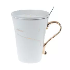 Набор из 3 предметов Eco cup знаки зодиака: кружка овен 380мл,крышка, ложка