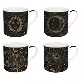 Набор из 4-х кружек Easy life Звездное небо 0,3 л