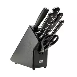 Набор из 5 ножей WUESTHOF Classic с ножницами и мусатом на подставке 9837-200
