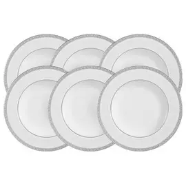 Набор из 6 суповых тарелок Narumi Луна 23 см