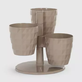 Набор кашпо Serinova Donence 24х27 см белый