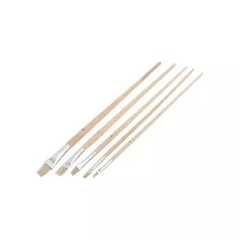 Набор кистей для масла Hardy плоские 5 штук