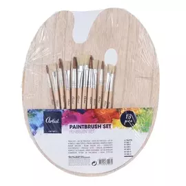 Набор кисточек 12шт с паллеткой Koopman bts