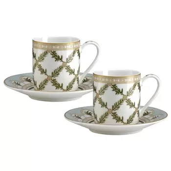 Набор кофейных пар Pozzi Milano 1876 Rosita 80 мл 2 шт