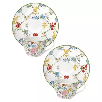 Набор кофейный Easy life Сад мечты 4 предмета 2 персоны