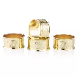 Набор колец для салфеток Queen Anne 4,5 см 4 шт