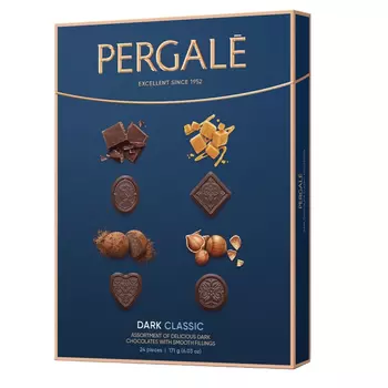 Набор конфет Pergale из тёмного шоколада, 171 г