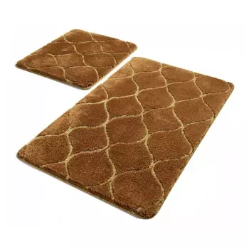 Набор ковриков для ванной Primanova Infinity карамельный 40х50/50х80 см