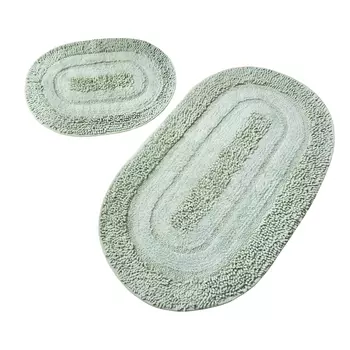 Набор ковриков для ванной Primanova Macaroni мятный 50х60/60х100 см