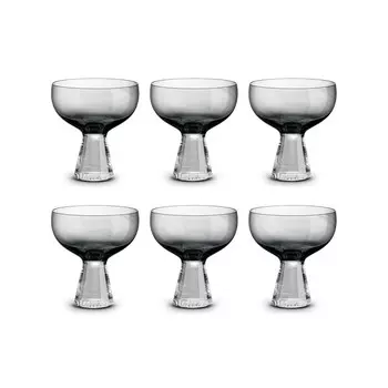 Набор креманок Pozzi Milano 1876 Fun Classy дымчатый 6шт