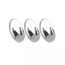 Набор крючков Kleber серебряных 3х2х5 см