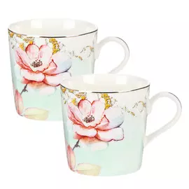 Набор кружек Macbeth bone porcelain Impress 350 мл 2 шт