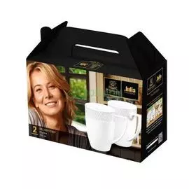 Набор кружек Wilmax Julia Vysotskaya 350 мл 2 шт, (WL-880108-JV)