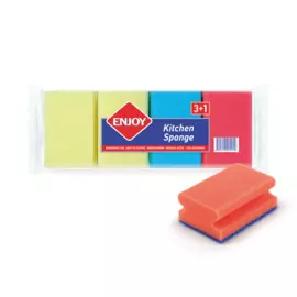 Набор кухонных губок Enjoy 4 шт