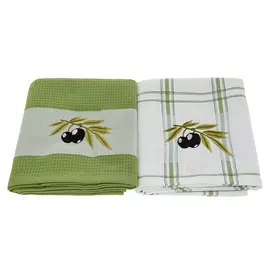 Набор кухонных полотенец Asil 45х70 2 шт зеленый