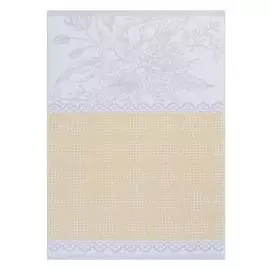 Набор кухонных полотенец Cleanelly Bouquet белых с желтым 50х70 см (КЦ-560Х2-4840 2569)