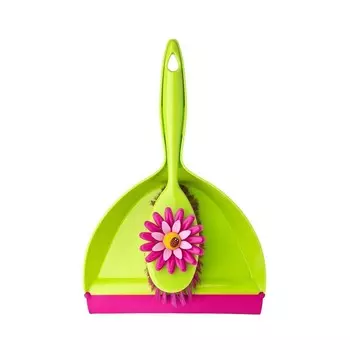 Набор кухонный Vigar Flower power щетка с совком