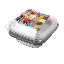 Набор квадратных контейнеров 5 шт 250 мл